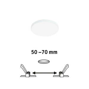 Paulmann Veluna Edge LED süllyesztett IP44 4, 000K Ø 9cm kép