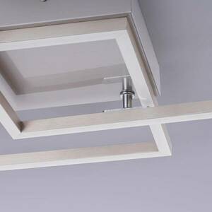 Iven LED mennyezeti lámpa, acél, 35.9x35.9cm kép