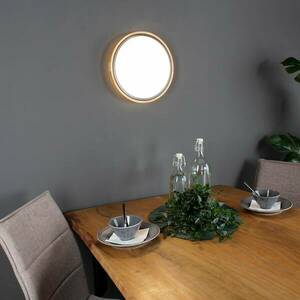 Solstar LED mennyezeti lámpa fadíszítéssel Ø 30, 7 cm kép