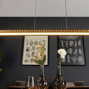 LED-es függőlámpa Solaris 3-Step-dim fa 120 cm kép