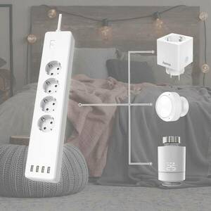 Hama WLAN aljzatsor, 4-es és 4-es USB kép