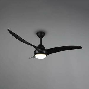 LED ventilátor Alesund távirányítóval, fekete kép