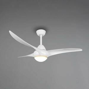 LED ventilátor Alesund távirányítóval, fehér kép