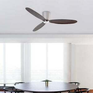 Mennyezeti ventilátor Nias L DC nikkel/sötét fa kép
