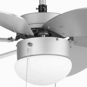 Palao mennyezeti ventilátor lámpával, szürke kép
