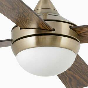 Mennyezeti ventilátor Mini Icaria S Light régi arany kép