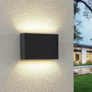 Lindby LED kültéri fali lámpa Jarte, 3 darabos szett, 20 cm, fel/le, fel/le kép