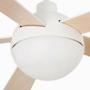 Izaro mennyezeti ventilátor LED lámpa, fehér/juhar kép