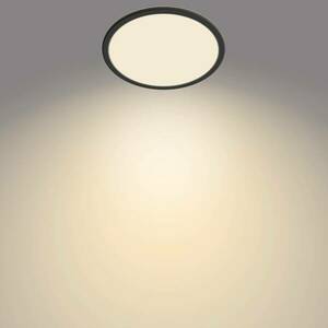Philips SuperSlim LED IP44 2, 700K Ø 24.5cm fekete kép
