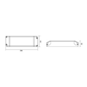 LED meghajtó Basic, CV, Q8H-12-75W kép