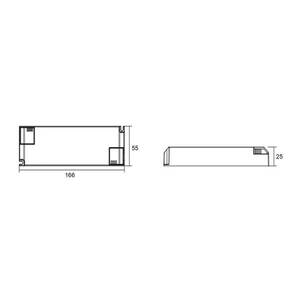 LED meghajtó Basic, DIM, CC, D105040NTF/40W kép