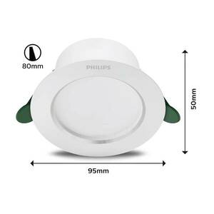 Philips Diamond Cut LED spot Ø9, 5cm 360lm/2W 830 kép