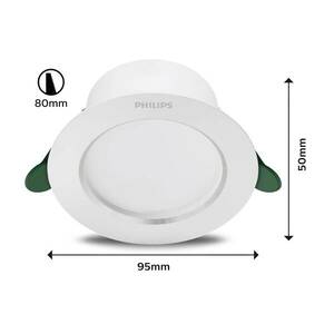 Philips Diamond Cut LED spot Ø9, 5cm 360lm/2W 840 kép