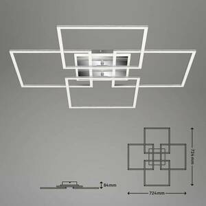 Frame S LED mennyezeti lámpa, 72, 4x72, 4 cm, alumínium kép