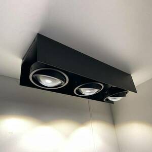 MEGATRON Cardano LED mennyezeti spot 3iz fekete kép