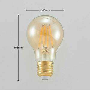 LED izzó E27 6, 5W 827 borostyán 3-step-dimmer 2 kép