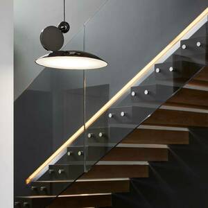 Equilibrium LED függőlámpa Ø 40cm fekete/nikkel kép