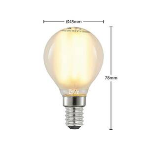 LED csepp izzó E14 4 W 2700K matt dimm 5-ös klt kép
