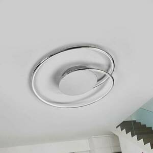 Lindby LED mennyezeti lámpa Joline, 3 darabos szett, króm színű, 46 cm kép