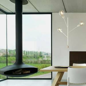 Modo Luce Baobab függő lámpa, három izzós, fehér kép