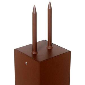 LED napelemes talapzatlámpa Tradition Sensor Corten 40cm kép