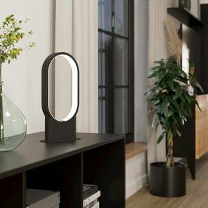 LED asztali világítás Codriales, fekete kép
