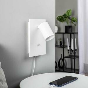 Arcchio spotlámpa Brinja, fehér, alumínium, USB-C, kapcsoló kép