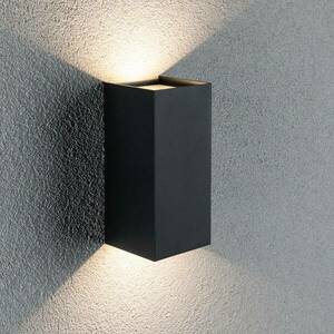 Paulmann Flame kültéri fali 2 izzós 22cm antracit kép