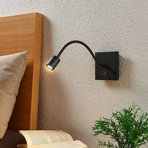 LED fali világítás Mayar flex kar, fekete 2-es klt kép