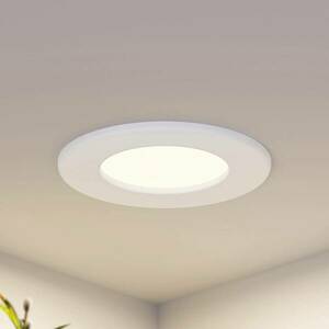 Prios LED süllyesztett lámpa Cadance, fehér, 11, 5cm, 3 db, dimmelhető kép