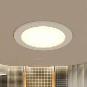Prios LED süllyesztett lámpa Rida, 22.5cm, 25W, 10db, CCT, dimmelhető kép