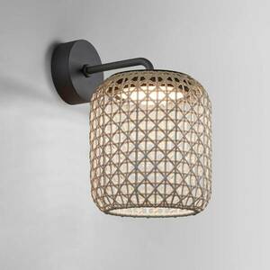Bover Nans A LED kültéri fali lámpa, bézs, Ø 21.6cm kép