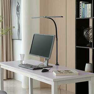 Lindby Nilay Homeoffice LED csíptetős lámpa dimm kép