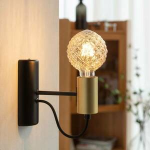 E27 3, 8 W LED lámpa G95 927 struktúra borostyán 5 kép