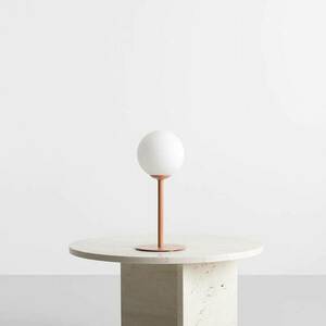 Asztali világítás Joel, 35 cm magas, korall/fehér kép