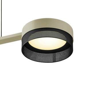LED lógó világítás Mesh 3 izzós dimm, homok/fekete kép