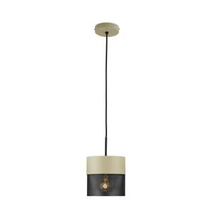 Függő világítás Mesh E27 Ø 18 cm, homok/fekete kép
