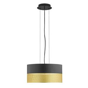 Függő világítás Mesh E27 Ø 50 cm, fekete/arany kép