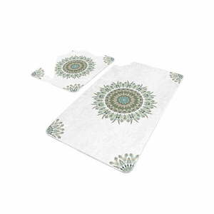 Fehér fürdőszobai kilépő szett 2 db-os 60x100 cm – Mila Home kép