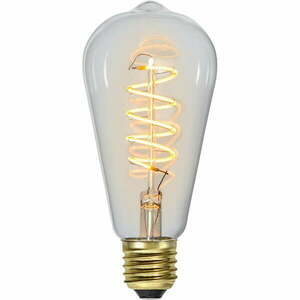Meleg színű LED szálas szabályozható izzó E27, 4 W Spiral Filament – Star Trading kép