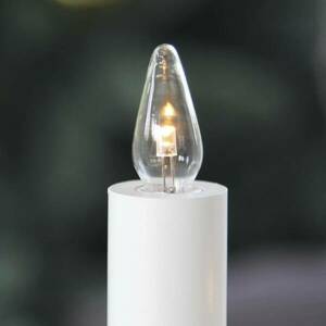 E10 0, 2W 10-55V LED csereégők 3 db, átlátszó kép