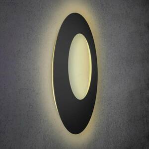 Escale Blade Open LED fali lámpa fekete Ø 79 cm kép