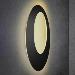 Escale Blade Open LED fali lámpa fekete Ø 95 cm kép