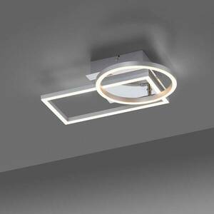 Iven LED-es mennyezeti lámpa, acél, 37x26cm kép
