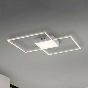 LED mennyezeti lámpa Asmin, CCT, acél, 60x60cm kép