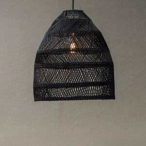 PR Home Maja függőlámpa Rattan fekete, Ø 45, 5 cm kép