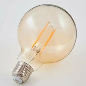 E27 LED izzólámpa 6W 500lm, borostyán 1, 800K kép