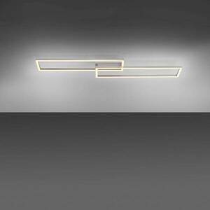 LED mennyezeti lámpa Iven, halvány, acél, 92.4x22cm kép