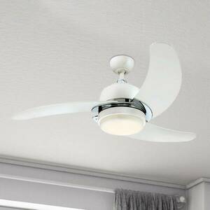 Westinghouse Simone ventilátor, LED izzó, fehér kép