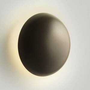 MARSET Babila LED kültéri falilámpa Ø28cm barna kép